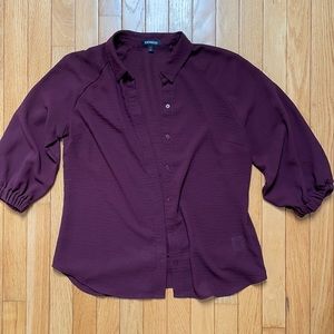 Express button down blouse